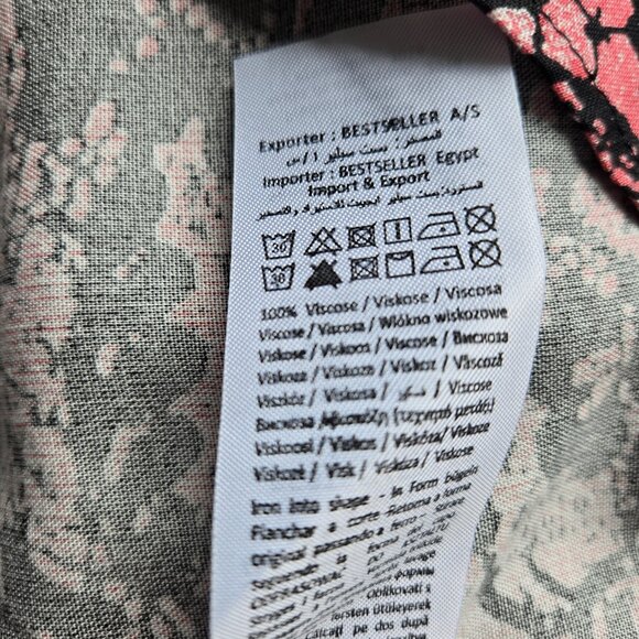 JUNAROSE Pink & Black Patterned  Top 24 - Picture 7 of 7